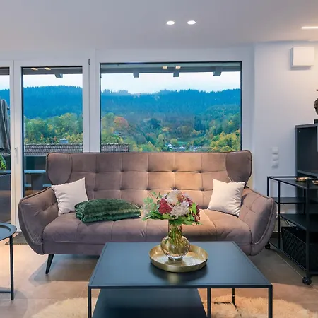 Waldklang Panorama - Eingezäunt - Sauna Geplant - Stylish Ferienhaus *